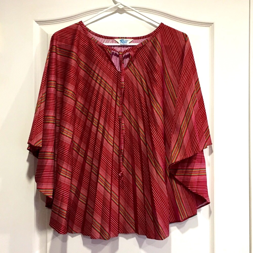 Vintage 70s cape top